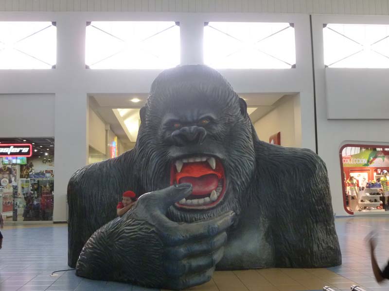 King Kong at the mall!