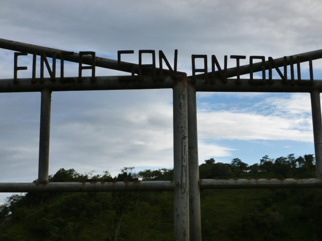 A gate down the street from my house in San Antonio de Turrialba