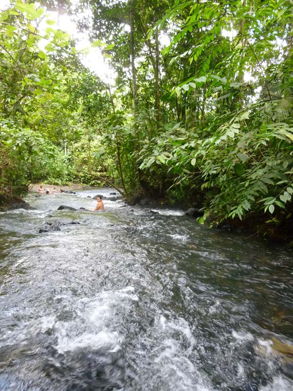 This was a river you could get into for FREE with hot water running through it