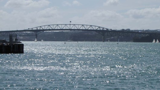 Auckland bridge, birthplace of bungy jumping!