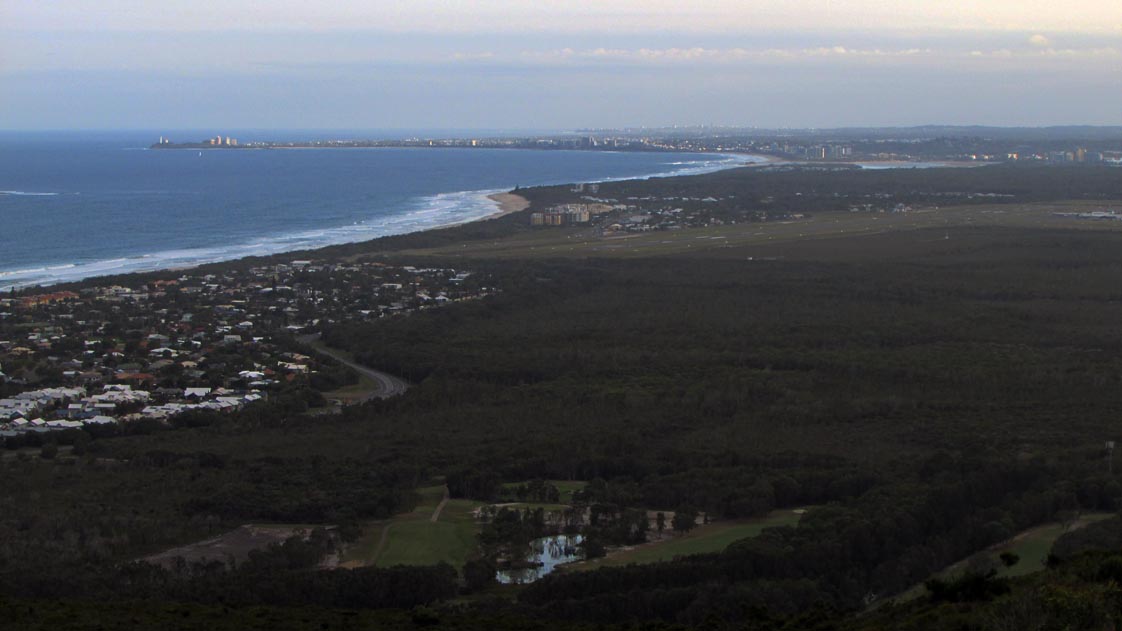 Looking toward Brisbane