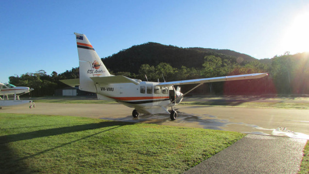 Puddle jumper we flew in