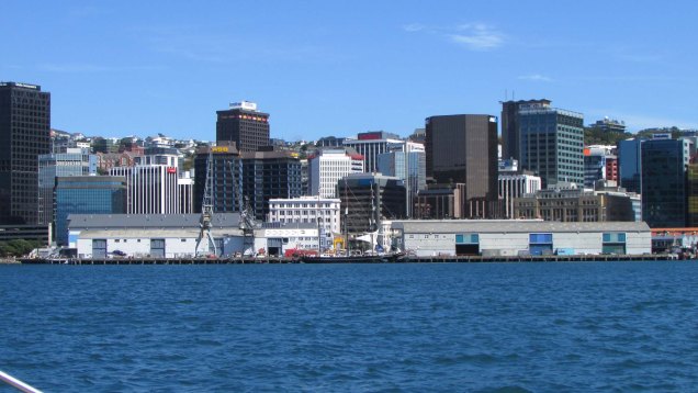 Wellington from the harbour