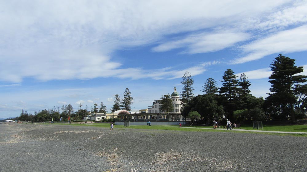 Napier from the beach