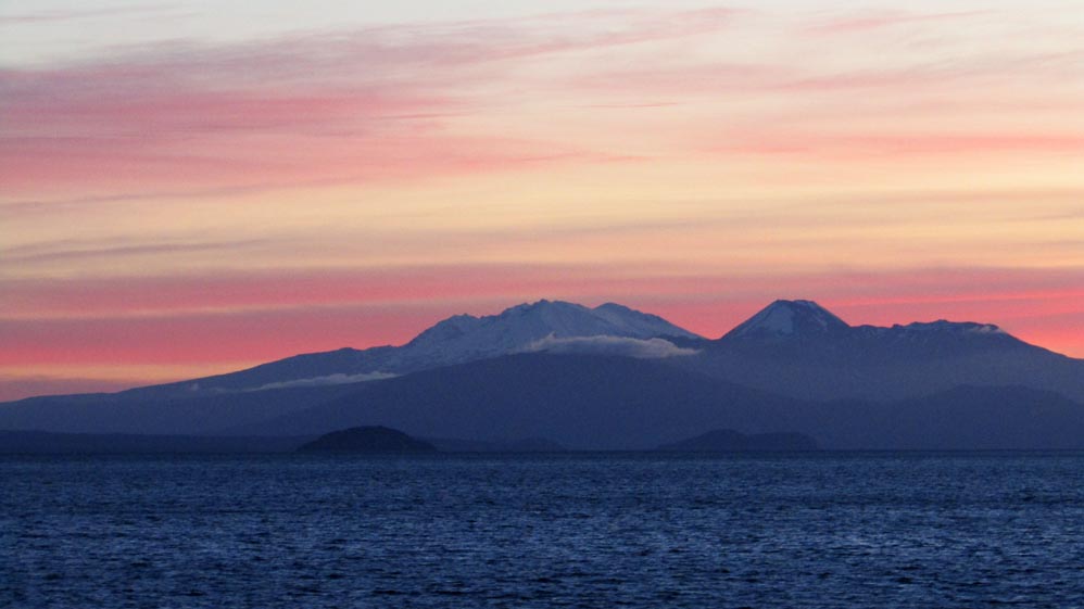 taupo sunset