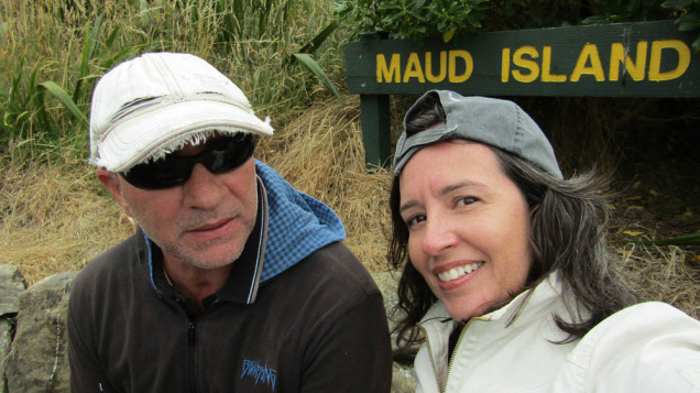 Maud island sign