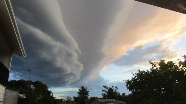 Freaky clouds over Waipukurau