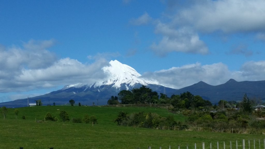 Mount Taranaki clear day