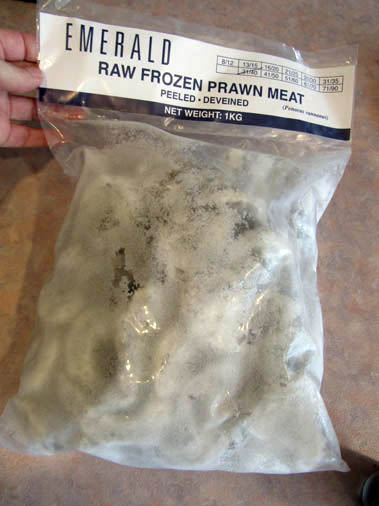 frozen prawn meat New Zealand