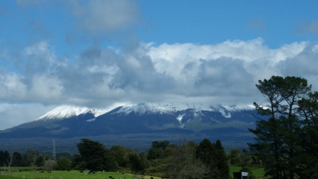 Mount Taranaki clouds