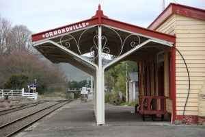 Ormondville train station platform